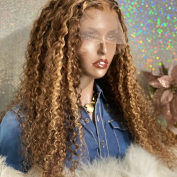 🔥 New Beyoncé Flawless 24”Deep Wave 100% IndianHuman Hair HD Transparent Lace🔥 - Picture 2 of 15